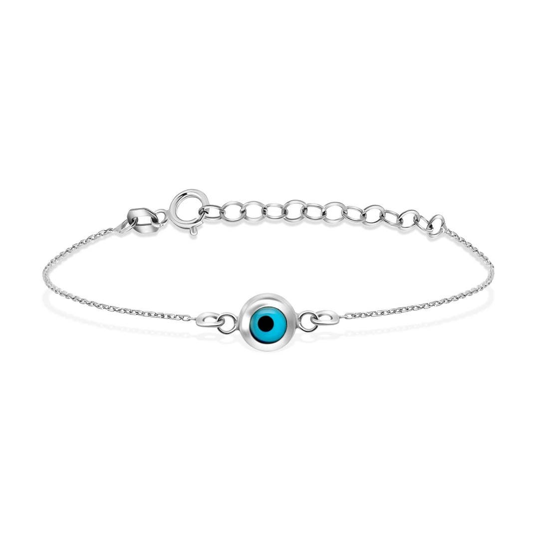 HERSHE, 14 Karat Gold Evil Eye Bracelet.
